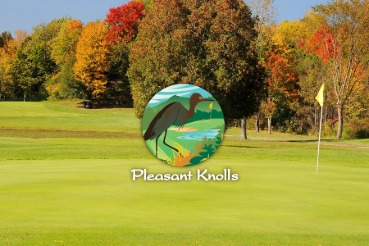 The greens of Pleasant Knolls golf course