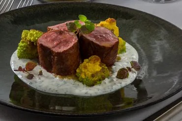 rack of lamb main course