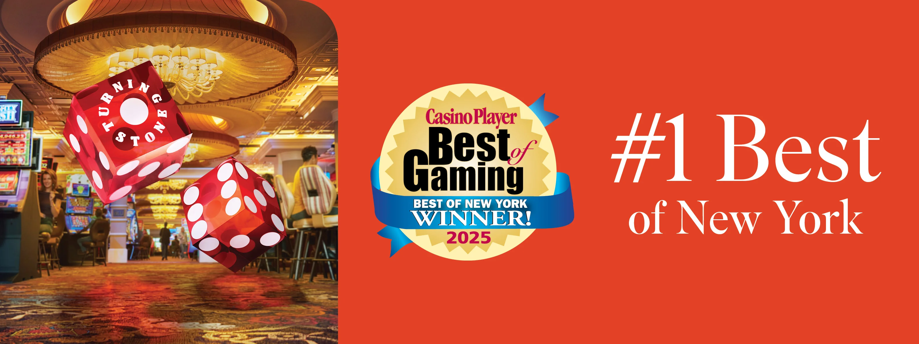 Slot Machine with winning numbers at Turning Stone Resort Casino