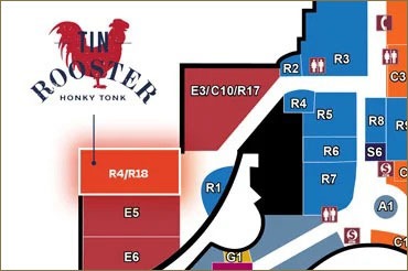 Tin Rooster Honky Tonk Location