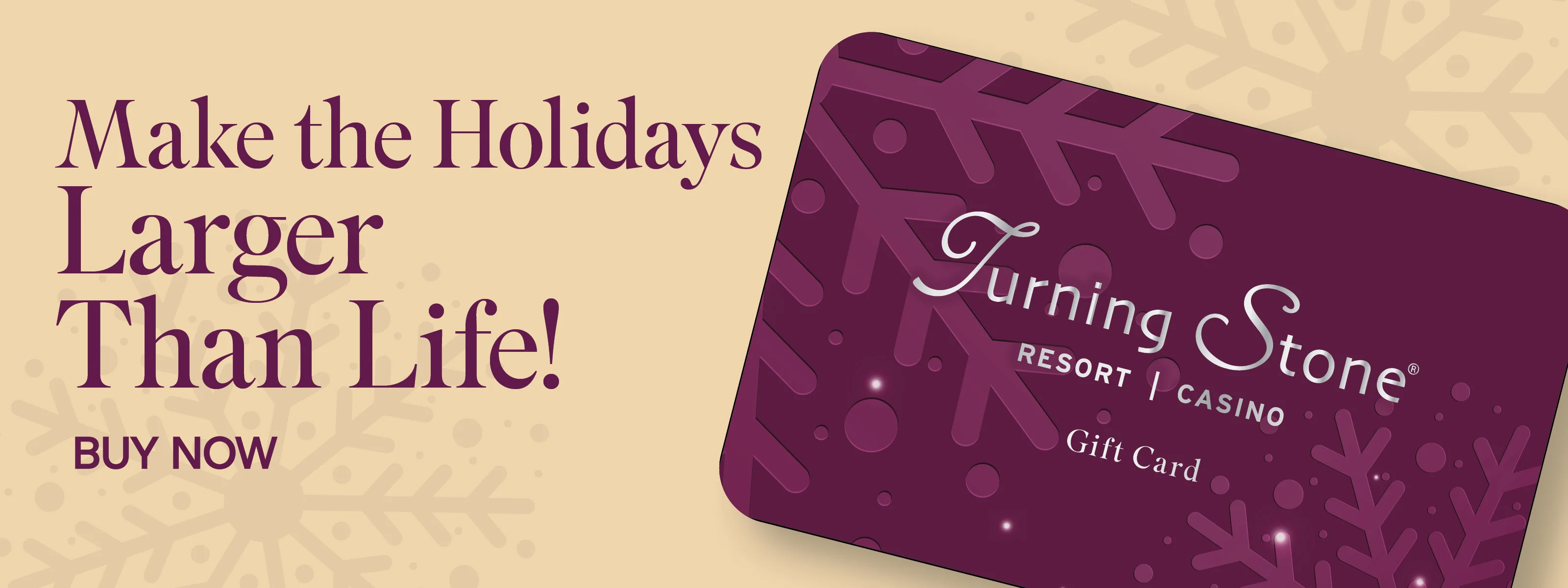 Turning Stone Holiday Gift Cards